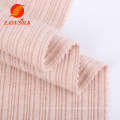 Factory high quality rayon nylon spandex lurex thick rib type fabric for jersey